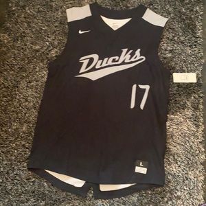 Men’s Nike NCAA Oregon Ducks sleeveless baseball jersey